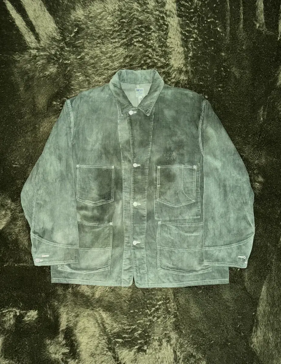 Needles SMITH'S　コーデュロイ　カバーオール ニードルズ×スミス第2弾、“蝶”の刺繍を配したコーデュロイの